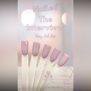 Sparkle & Co Nail Dip Powder Polish in Nailed the Interview